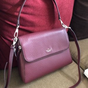 NWT Kate Spade Burgundy Purse